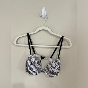 Victorias Secret Lined Demi White & Black